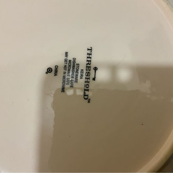 THRESHOLD Stoneware TARGET "KEIRA" Plates 8.5” Set Of 3 G18 - Picture 8 of 9